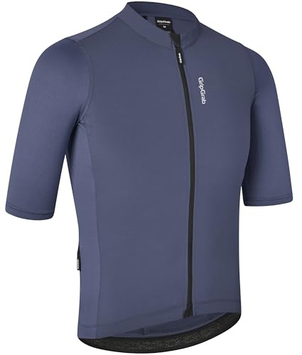GripGrab Ride Radsport Kurzarmtrikot - Sommer Rennrad & MTB Fahrradtrikot | Herren Radtrikot mit UPF 50 UV-Schutz, Active Fit Passform, 3 Rückentaschen und durchgehendem YKK-Reißverschluss für Gravel