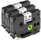 ESMOnline 3 kompatibel Schriftband 9mm als Ersatz für Brother Ptouch TZe-221 TZe221 TZ-221 TZ221 Band für Beschriftungsgerät PT-P950NW 1010 H105 1000 1005 1280 P900 D400 D600 D800W D200 Cube