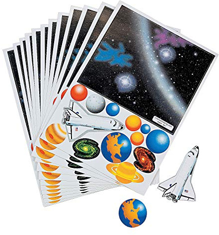 Fun Express Make Your Own Solar System Sticker (1 Dozen)