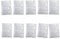 10x Blue Magic PVC Reparatur-Set Kleber und Flicken für Wasserbett, Pool, Planschbecken, Wasserbälle etc.