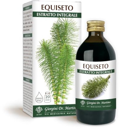 Dr Giorgini Integratore Alimentare, Equiseto Estratto Integrale Liquido Analcoolico - 200 ml