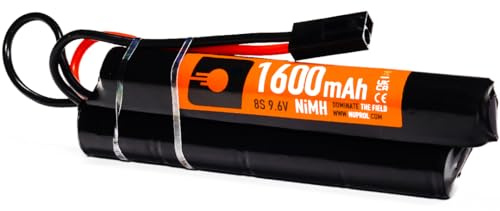 NUPROL Airsoft 9.6V 1600mAh NiMH Crane Battery Small Tamiya Connector