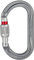 Petzl M33A SL OK-Karabiner, Schraubverschluss, Grau