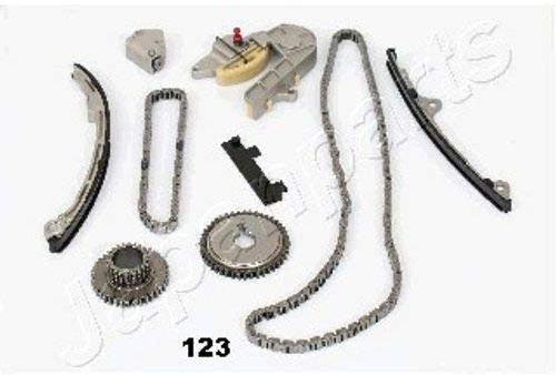 JAPANPARTS KDK-123 Steuerkettensatz Steuerkette Simplex Kette geräuscharm 164 70 Kompatibel mit NISSAN X-TRAIL T30 130216N201 130216N200 130246N211