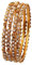 Touchstone Bangle Collection exklusiv kreiert traditionelle filigrane Arbeit charmanten Look Designer Schmuck Metall Armreifen Armbänder für Damen 2.5 Antique Gold-Ton