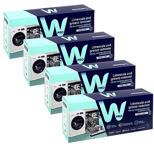 Wpro Universal Washing Machine & Dishwasher Descaler & Grease Remover (48 x 50g Sachets)