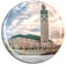 Weekino Hassan II Moschee Casablanca Marokko Kühlschrankmagnet 3D Kristallglas Tourist City Travel Souvenir Collection Geschenk Stark Kühlschrank Aufkleber