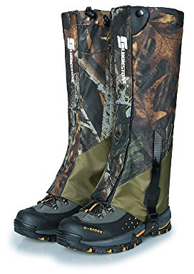 OAREA Camo High Snow Gaiters Gamaschen Decken Kurze wasserdichte Gamaschen für Wanderungen, Spaziergänge, Jagd und Trekking ab