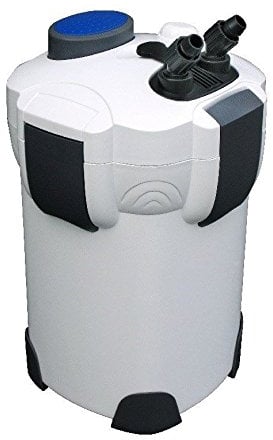 AquaOne Aquarium Außenfilter HW-302 1000 L/h I Hochwertiger Filter für Aquarien bis 400 Liter I Pumpe mit Filtermedien für Süßwasser und Meerwasser Becken