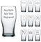 So Bespoke Personalised Engraved Pint Glass Your Text - Birthday Gift - for Him (Style 9 (Text Only))