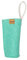 Carry Sleeve Upcycling - Portabotellas, Funda para botella de cristal, diseño de menta