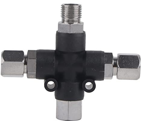 Airbrush Connector 3 Way Airbrush Fitting Accessories 1/8'' Airbrush Air Hose Manifold Adaptor Spray Connector