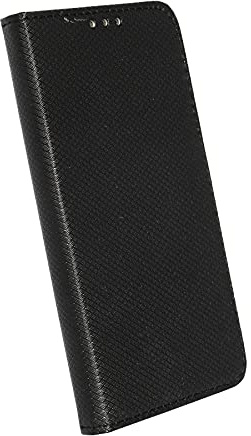 Buch Tasche Smart kompatibel mit Samsung Galaxy XCOVER 5 EE (Enterprise Edition) Handy Hülle Etui Brieftasche Schutzhülle mit Standfunktion, Kartenfach Schwarz