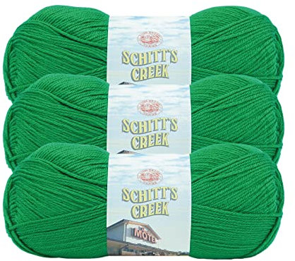 Lion Brand Yarn Schitt's Creek Garn zum Stricken, Häkeln und Basteln, 3er Pack, Café Tropical