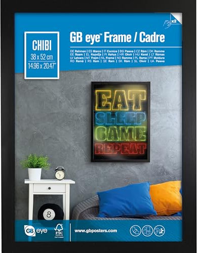 GB EYE - GBEYE Cadre Noir Chibi 52 x38 cm