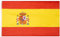 MUWO Flagge Nations Together 90 x 150 cm Nationalmanschaften, doppelseitige Gartenflagge, wetterfeste Fanflagge, Fußballflagge Polyester Länderfagge Deutschland mit Ösen (Spanien)