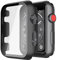 Misxi [2 Pezzi] Nero Cover Con Vetro Temperato per Apple Watch Serie 3 Serie 2 42mm, Custodia Rigida Protezione Totale Ultra Sottile HD Clear Pellicola Protettiva per iWatch