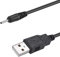 RUITEXUN Cavo da USB a DC da 2,0 mm, 50 cm USB tipo A maschio a DC 2,0 mm x 0,6 mm 5 V DC Barrel Jack adattatore di alimentazione cavo di ricarica