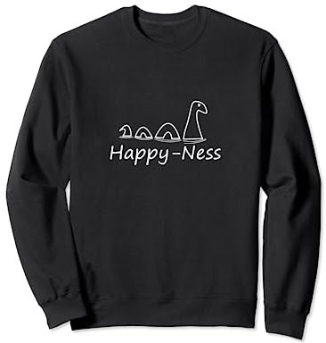 Heureuse Nessie Loch Ness Monstre Sweatshirt