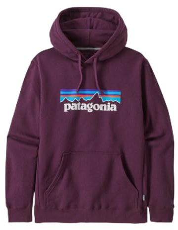 Patagonia P-6 Logo Uprisal Hoody Felpa, Prugna Notturna, L Unisex-Adulto
