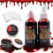 Pardofelis Faux Sang Halloween, Faux Sang Halloween pour Visage, Spray de Sang, Faux Sang Gouttes, Faux Sang épais avec Bandage pour Le Maquillage de Zombie Vampire