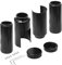FTKDMT Motorcycle Full Front Fork Covers Tube Caps Protector Fits for Harley Softail M8 Street Bob FXBB FXBBS 2018-2022