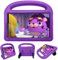 BARALARIQIU Bambini Custodia per Lenovo Tab M8 8505/8705 8 inch Tablet Antigraffio Morbido in Gomma Cover Protezione Antiurto con Supporto Viola