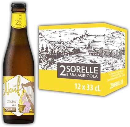 2 Sorelle Naïf - Italian ale - Cassa da 12 bottiglie da 33 cL - Birra agricola artigianale
