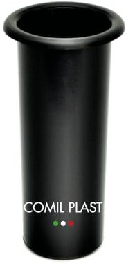Comil Plast | Soporte de Flores de Osario de Plástico para Florero de Cementerio Color Negro | Diámetro 3 cm, Alto 9 cm.