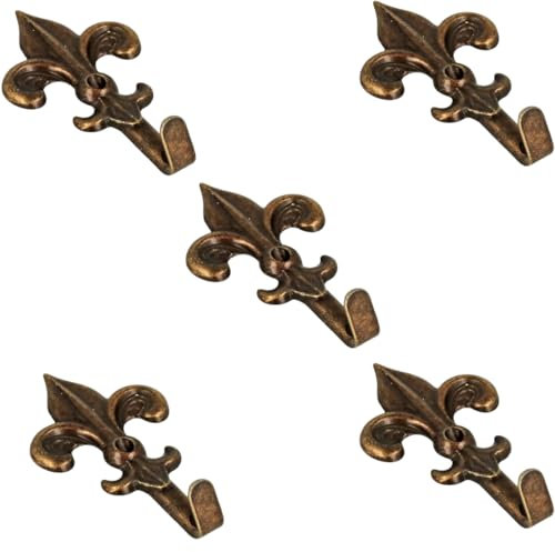 Bricoleva.it Ganci per quadri modello Giglio 28 x 48 mm. - Ganci per Quadri Facili da Installare: Perfetti per Casa e Ufficio
