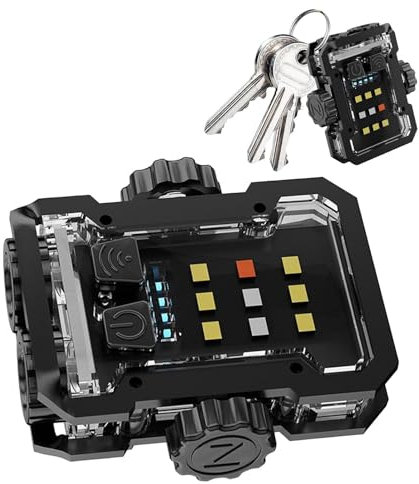 Zestvria Keychain Work Light - Small Work Flashlight, Bright Keychain Flashlight | 800 Lumens Multifunctional Bright Keychain Flashlight, Led Waterproof Magnetic Flashlight, Led Torch for Working