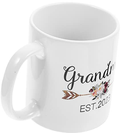 SHOWERORO Tazza Da Acqua in Ceramica Retrò Per Nonni Design Elegante Versatile Per Tè E Caffè Per Tutte Le Età