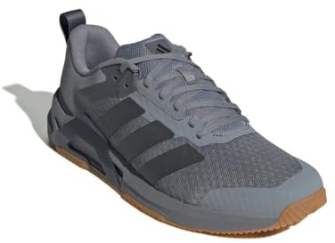 adidas Men's Dropset Vario Training Sneaker, Grey/Grey/Black, 7 UK