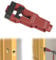 Door Latch Mortise Tool, Door Latch Installation Kit Help Remove Material to Install Door Latch for Clean, Accurate Professional Installation, Door Latch Tool for Use with 1-3/4 or 1-3/8 Thick Door