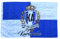 Karlsruhe Fahne - Meine Stadt-Mein Verein, Größe 90x150 cm, Flagge mit Hohlsaum, KA, 1894, Fussball, Fan, blau-weiss