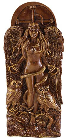 Diheohg Antike Wicca GöTtin Statue, Altarskulptur, Griechische GöTtin Statue Mythologie Mutter Erde Figuren für Heidnisches Zuhause