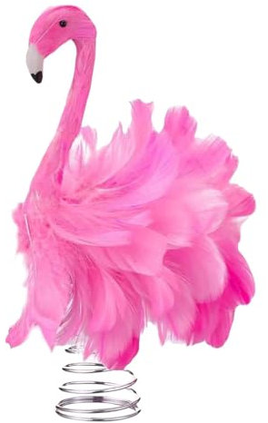 EHJRE Flamingo Weihnachtsbaumspitze, Valentinstagsdekoration für Sommerpartys