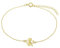 Time RoaD Halskette HIN00446/19 Gold Kleeblatt Damen, Gold, Sin Gema