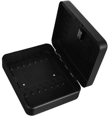 Veemoon Wandmontierter Schlüsselschrank Mit Zahlenschloss 28 Fächer Metall Sicherer Schlüsselhalter Für Zuhause Büro Und Auto