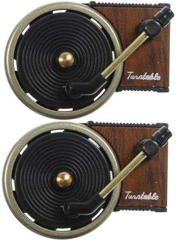 FUNOMOCYA 2sätze Auto-lüftungsdekorationen Mit Rotierender Plattenspieler-vinyl-scheibe Lufterfrischer Fürs Auto Praktischer Aromatherapie-diffusor Für Fahrzeuginnenraum Installieren