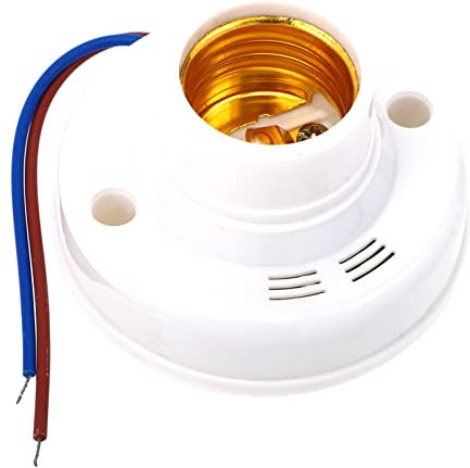 VILLCASE 1 Satz Steckdose Für Licht Leichte Untere Buchse Basislichtsteckdose Licht Steckdosen Lampenfassungen Leuchtstecklampenhalter Pc White 2 Stück