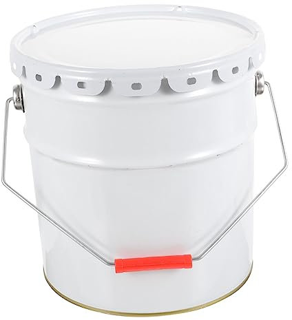 CLISPEED Pot De Peinture Métal Seau De Peinture Vide avec Couvercle Récipient De Capacité Importante pour Usage Domestique