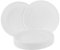 EXQUIMEUBLE 50Pièces Assiettes Papier Blanches Décorations Anniversaire Vaisselle