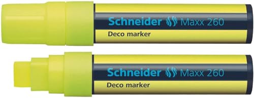 Schneider Novus 126005 Deco-Marker 260, 4+12 mm, gelb