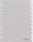 Durable 6441 – 02 Blank Tab Index Polypropylen (PP) weiß – Register (Blank Tab Index, Polypropylen (PP), Weiß, Hochformat, A4, 230 mm)