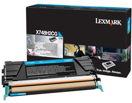 Lexmark X748H2CG Cyan High Yield Cartridge Toner
