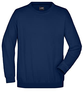 James & Nicholson Sweatshirt Rundhals - Klassischer Sweatpullover für Freizeit und Beruf