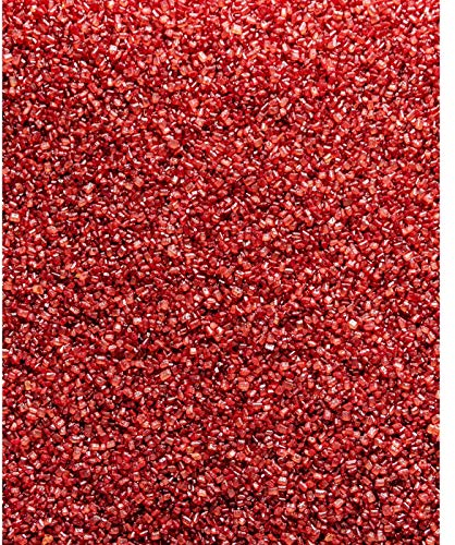 Sparkling Sugar crystals 30g - cupcake Cake Sprinkles for Decorating (Red)