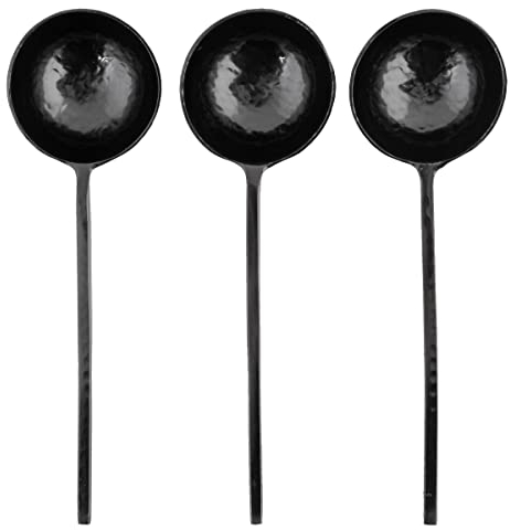 Karma, Spoons Tasting Spoons Set - Spoons Spoons for Cooking - Stainless Steel Kitchen Utensils - Stainless Steel - Set of 3