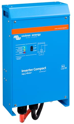 Victron Energy 1600VA 24-Volt 230V AC Reiner Sinus Wechselrichter, Kompakt